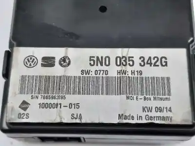 Pezzo di ricambio per auto di seconda mano modulo elettronico per skoda rapid elegance riferimenti oem iam 5n0035342g   Pezzo di ricambio per auto di seconda mano modulo elettronico per skoda rapid elegance riferimenti oem iam 5n0035342g