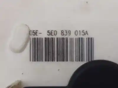 Автозапчасти б/у замок задней левой двери за skoda rapid elegance ссылки oem iam 05e5e0839015a  