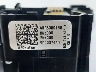 Автозапчасти б/у управление светом за seat leon (1p1) reference ссылки oem iam 1k0953513a  anp80h0138