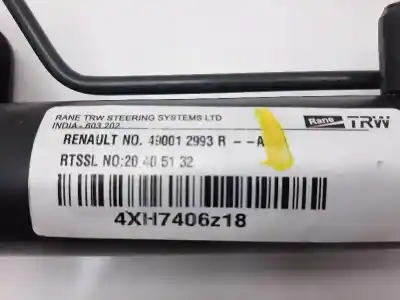 Second-hand car spare part steering rack for dacia duster ambiance 4x2 oem iam references 490012993r  50012412