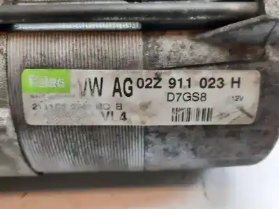 Peça sobressalente para automóvel em segunda mão motor de arranque por seat leon (1p1) reference referências oem iam 02z911023h  d7gs8