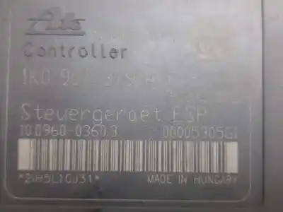 Peça sobressalente para automóvel em segunda mão abs por seat leon (1p1) reference referências oem iam 1k0614517aa 10020602214 10020602214