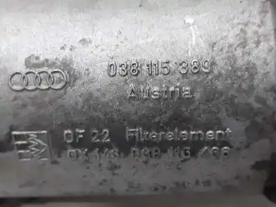Pezzo di ricambio per auto di seconda mano supporto filtro olio per audi a3 (8l) 1.9 tdi riferimenti oem iam 038116389  