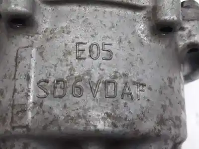 Second-hand car spare part air conditioning compressor for renault clio iii expression oem iam references sd6vdaf  7711497298