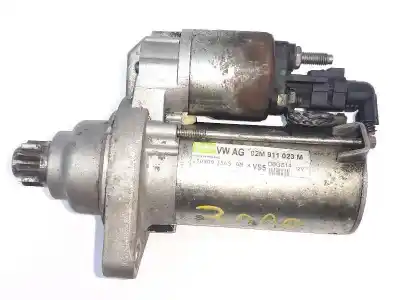 Peça sobressalente para automóvel em segunda mão motor de arranque por volkswagen scirocco (137) 2.0 16v t fsi / tsi referências oem iam 02m911023m