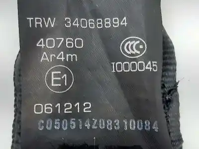 Автозапчастина б/у задній лівий ремін безпеки для ford focus lim. (cb8) titanium посилання на oem iam bm51611b68af3ja6 1913152 34068894