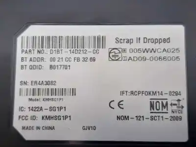 Автозапчастина б/у електронний модуль для ford focus lim. (cb8) titanium посилання на oem iam d1bt14d212cc  