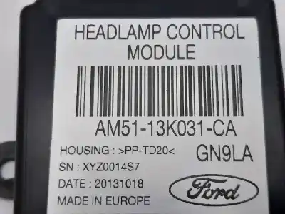 Second-hand car spare part light control unit for ford focus lim. (cb8) titanium oem iam references am5113k031ca  