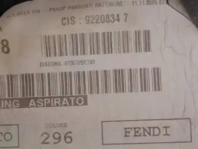 Pezzo di ricambio per auto di seconda mano paraurti anteriore per fiat panda 312 riferimenti oem iam 96525563  92208347