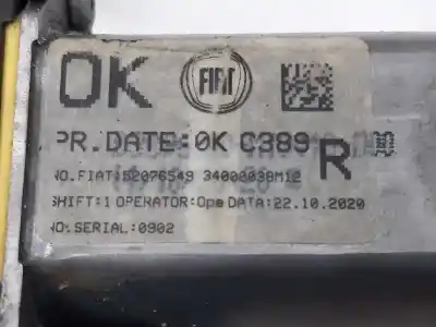 Автозапчасти б/у регулятор стекла переднего правого за fiat panda 312 ссылки oem iam 52076549  