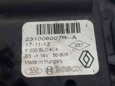 Pezzo di ricambio per auto di seconda mano alternatore per renault clio iv limited riferimenti oem iam 231006007r  