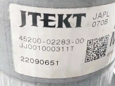 Second-hand car spare part steering column for toyota auris advance oem iam references 452000228300  jj001000311t