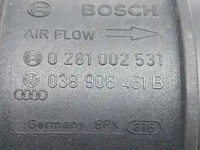 Second-hand car spare part flowmeter for seat leon (1p1) reference oem iam references 038906461b  0281002531