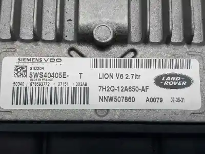 Автозапчасти б/у блок управления двигателем за land rover discovery 2.7 td v6 cat ссылки oem iam nnw507860  7h2q12a650af