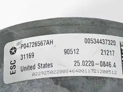 Peça sobressalente para automóvel em segunda mão abs por jeep compass ii limited 4x4 referências oem iam p04726567ah  00534437320