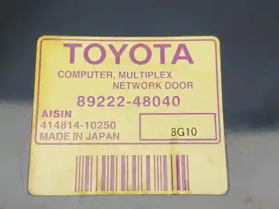 Автозапчастина б/у електронний модуль для lexus rx 400h посилання на oem iam 8922248040  41481410250