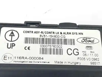 Peça sobressalente para automóvel em segunda mão módulo eletrônico por ford fiesta (cb1) ambiente referências oem iam 8v5115k600cg  