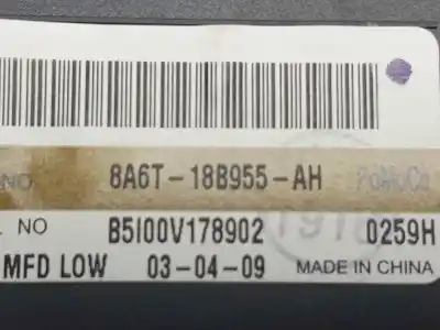 Second-hand car spare part multifunction display for ford fiesta (cb1) ambiente oem iam references 8a6t18b955ah  