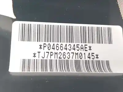 Peça sobressalente para automóvel em segunda mão kit airbag por jeep compass limited referências oem iam 605884103c 1av001dvad 605884102c