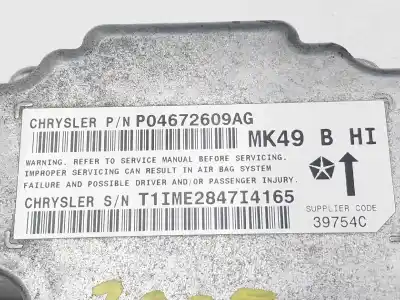 Peça sobressalente para automóvel em segunda mão kit airbag por jeep compass limited referências oem iam 605884103c 1av001dvad 605884102c
