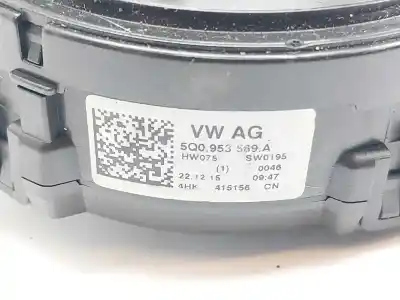 Pièce détachée automobile d'occasion contacteur tournant d'airbag pour volkswagen golf vii lim. (5g1) 1.6 16v tdi dpf références oem iam 5q0953569a  