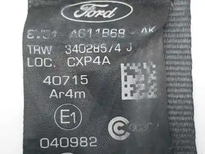Автозапчастина б/у задній правий ремін безпеки для ford fiesta (ccn) trend посилання на oem iam 8v51a611b68ak  