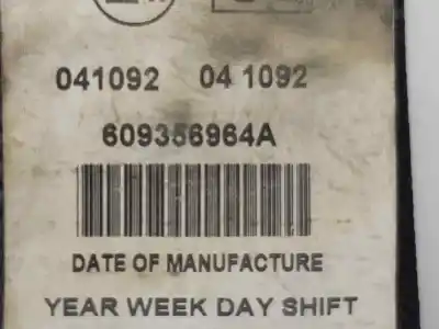 Peça sobressalente para automóvel em segunda mão cinto de segurança traseiro central por jeep compass limited referências oem iam 609356964a  605460300b