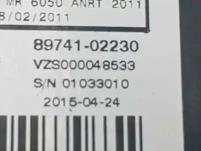 Second-hand car spare part electronic module for toyota auris active oem iam references 8974102230  