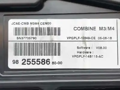 Автозапчастина б/у панель інструментів для citroen c-elysée seduction посилання на oem iam 9825558680  