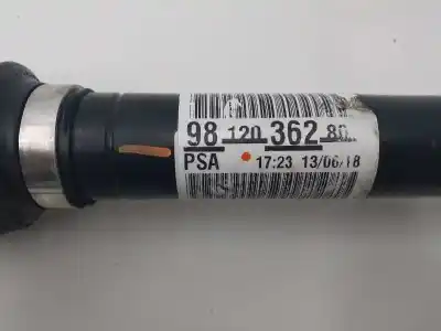 Second-hand car spare part front left transmission for citroen c-elysée seduction oem iam references 9812036280  