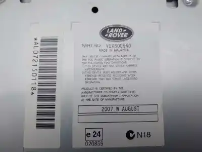 Pezzo di ricambio per auto di seconda mano impianto audio / radio cd per land rover range rover (lm) 3.6 td v8 riferimenti oem iam vux500540  