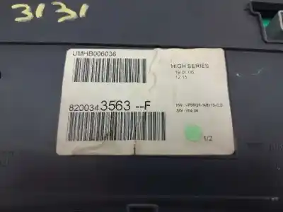Peça sobressalente para automóvel em segunda mão quadrante por renault clio iii dynamique referências oem iam 8200343563f  