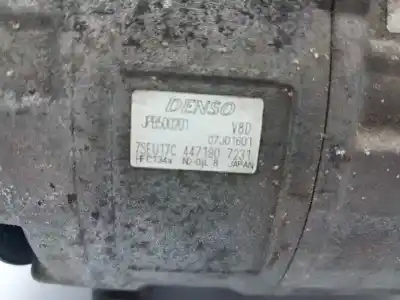Автозапчасти б/у компрессор кондиционера воздуха за land rover range rover (lm) 3.6 td v8 ссылки oem iam 4471907231 07j01601 7seu17c4471907231