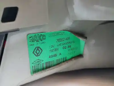 Second-hand car spare part right tailgate light for renault fluence dynamique oem iam references 265502140r  