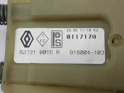 Second-hand car spare part rear left window regulator for renault fluence dynamique oem iam references 827210016r 0130822582 827310012r