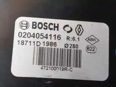 Peça sobressalente para automóvel em segunda mão servo freio por renault fluence dynamique referências oem iam 472100019r  0204054116