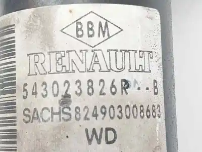 Peça sobressalente para automóvel em segunda mão amortecedor dianteiro esquerdo por renault fluence dynamique referências oem iam 543023826r  