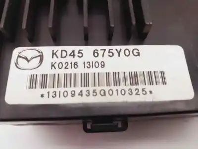Peça sobressalente para automóvel em segunda mão módulo eletrônico por mazda 3 lim. () sports-line referências oem iam kd45675y0g  k021613i09
