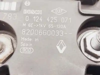 Second-hand car spare part alternator for renault clio iii confort dynamique oem iam references 8200660033  0124425071