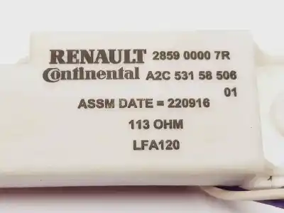 Piesă de schimb auto la mâna a doua antena pentru renault captur life referințe oem iam 285900007r  