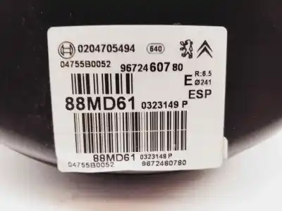Peça sobressalente para automóvel em segunda mão servo freio por citroen c3 live referências oem iam 9672460780  204705494
