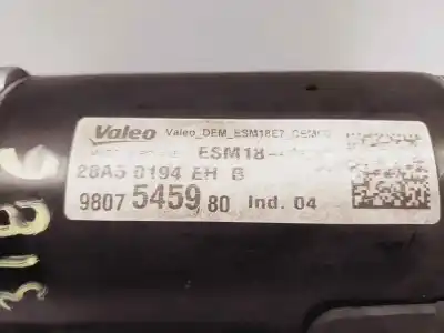 Peça sobressalente para automóvel em segunda mão motor de arranque por citroen c3 live referências oem iam 9807545980  