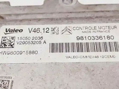Second-hand car spare part ecu engine control for citroen c3 live oem iam references 9810263680  