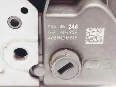 Peça sobressalente para automóvel em segunda mão fechadura da porta dianteira direita por citroen c3 live referências oem iam a04959  9800624680