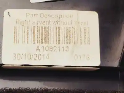 Second-hand car spare part air ventilation grille for citroen c3 live oem iam references a1092113  8265kz