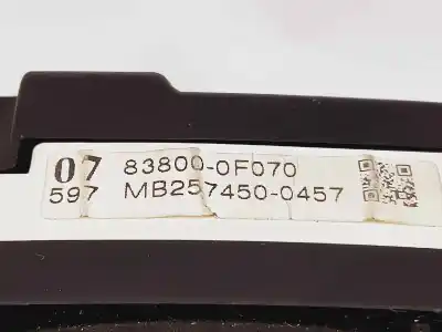 Peça sobressalente para automóvel em segunda mão quadrante por toyota verso active referências oem iam 838000f070  
