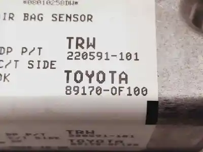 Pezzo di ricambio per auto di seconda mano kit airbag per toyota verso active riferimenti oem iam 451300f030 732100f050 306555410