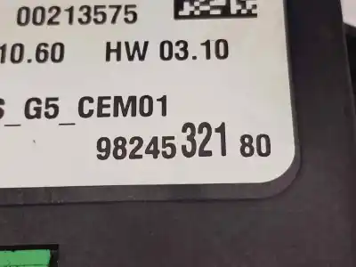 Pezzo di ricambio per auto di seconda mano modulo elettronico per citroen c4 spacetourer blue hdi s&s eat6 feel riferimenti oem iam 9824532180  