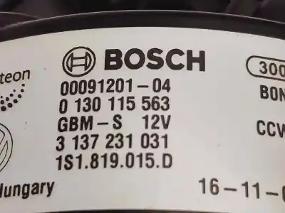 Автозапчасти б/у отопительный двигатель за seat mii (kf1) style ссылки oem iam  0130115563 1s1819015d