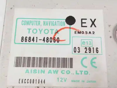 Pezzo di ricambio per auto di seconda mano sistema di navigazione gps per lexus rx (_u3_) 400h (mhu38_) riferimenti oem iam 8684148060  